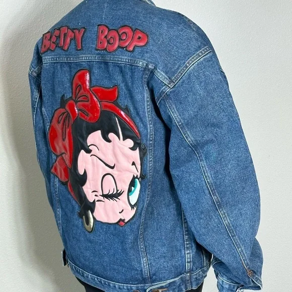 BOOP SET BAG COAT DENIM jacket and Crossbody bag by King Features 97 & 03 Gr… - Picture 11 of 16